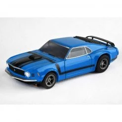 AFX Ford Mustang Boss 302 Blue Mega G+ HO Slot Car