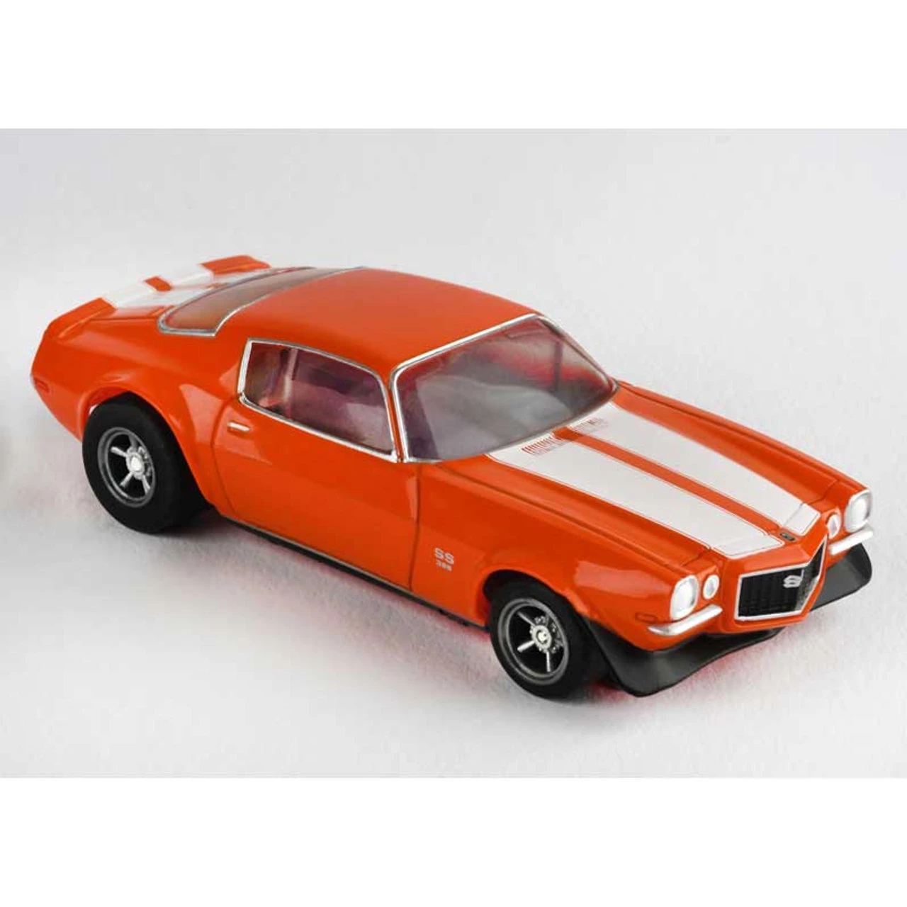 AFX Chevy Camaro SS396 Orange Mega G+ HO Slot Car w/Clear Windows - Image 5