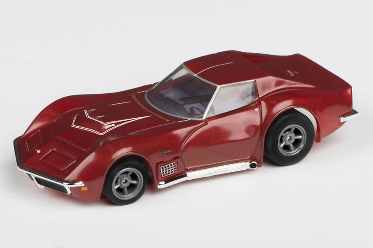 AFX 1970 Corvette LT1 Red Metallic Mega G+ HO Slot Car - Image 2