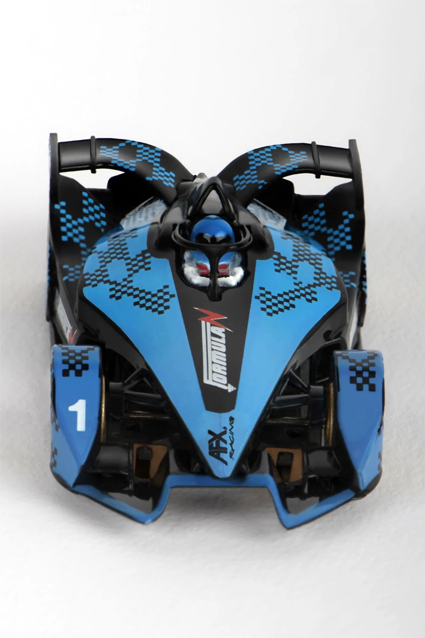 AFX Formula N Black/Blue Mega G+ HO Slot Car - Image 3