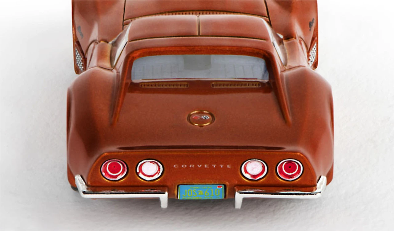 AFX 1971 Corvette 454 Ontario Orange Mega G+ HO Slot Car - Image 5