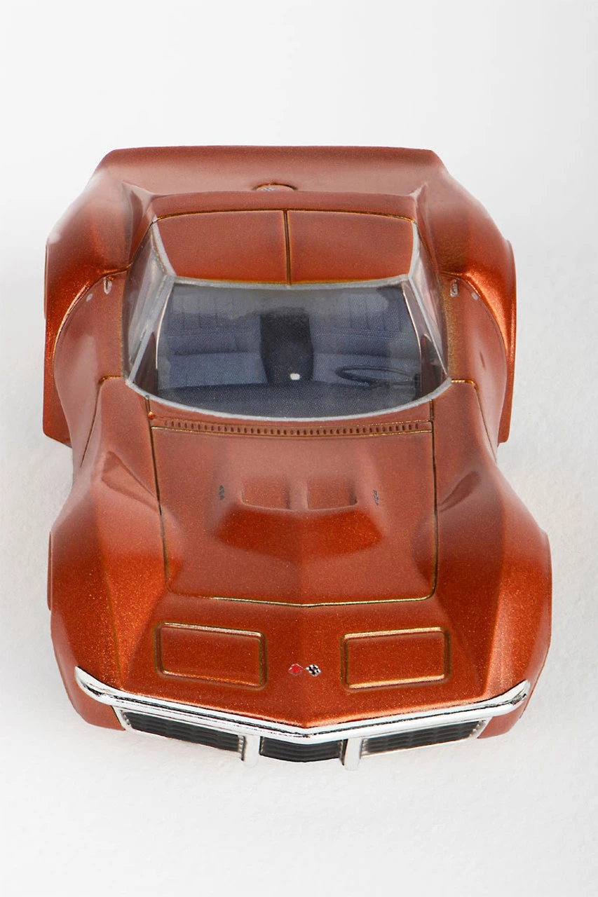 AFX 1971 Corvette 454 Ontario Orange Mega G+ HO Slot Car - Image 3