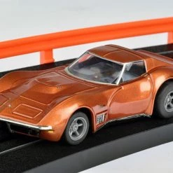 AFX 1971 Corvette 454 Ontario Orange Mega G+ HO Slot Car