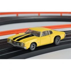 AFX 1971 Chevelle 454 Yellow Mega G+ HO Slot Car