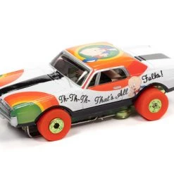 Auto World 1967 Mercury Cougar Porky Pig Thunderjet HO Slot Car