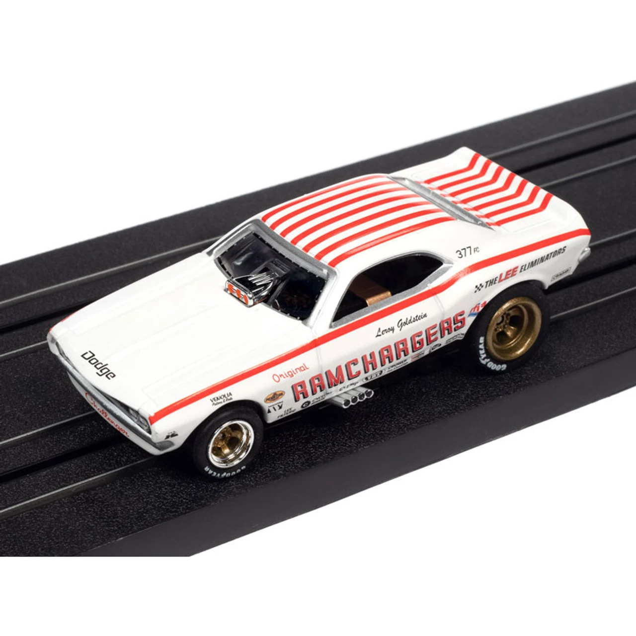 Auto World Ramchargers 1970 Dodge Challenger Funny Car 4Gear HO Scale Slot Car - Image 3