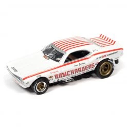 Auto World Ramchargers 1970 Dodge Challenger Funny Car 4Gear HO Scale Slot Car
