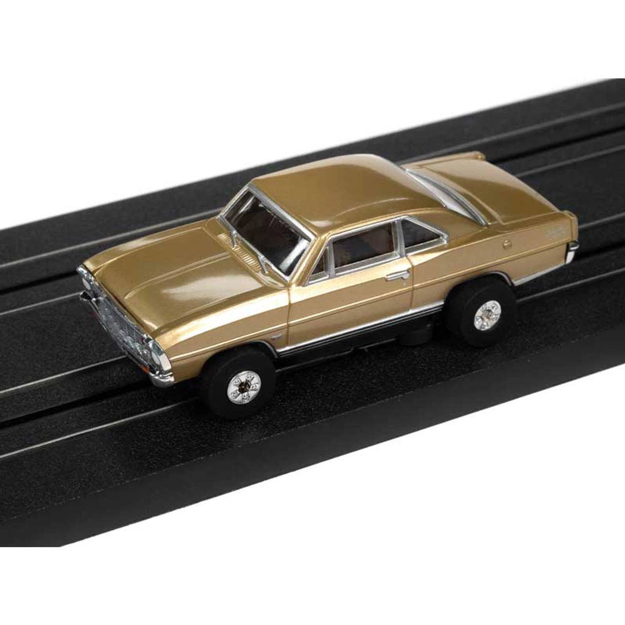 Auto World 1966 Chevy Nova SS Gold Thunderjet HO Slot Car - Image 2
