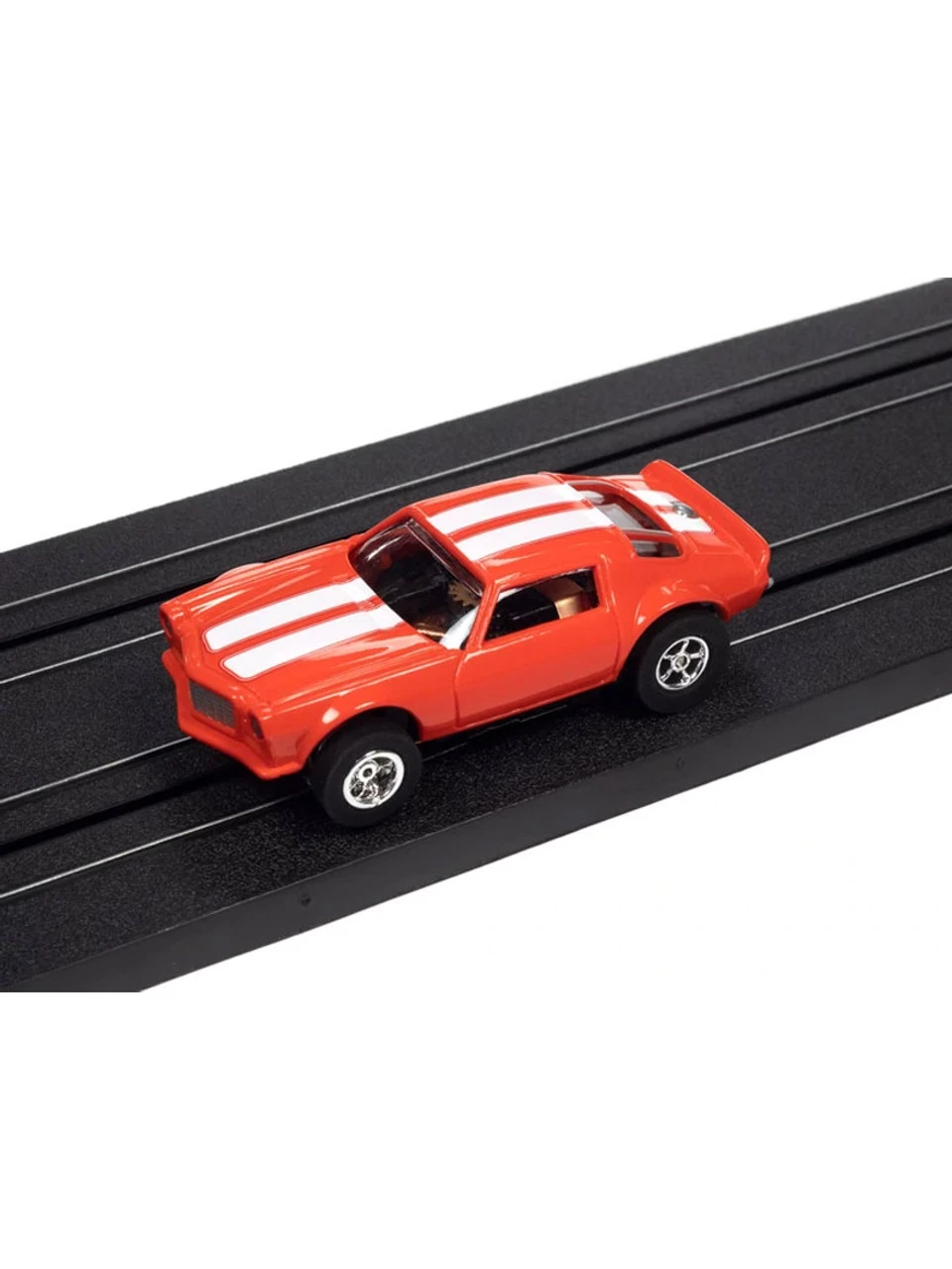 Auto World 1971 Chevrolet Camaro (Orange) X-Traction Flamethrowers R33 HO Slot Car - Image 2