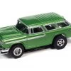 Auto World 1955 Chevrolet Nomad (Green) X-Traction Flamethrowers R33 HO Slot Car