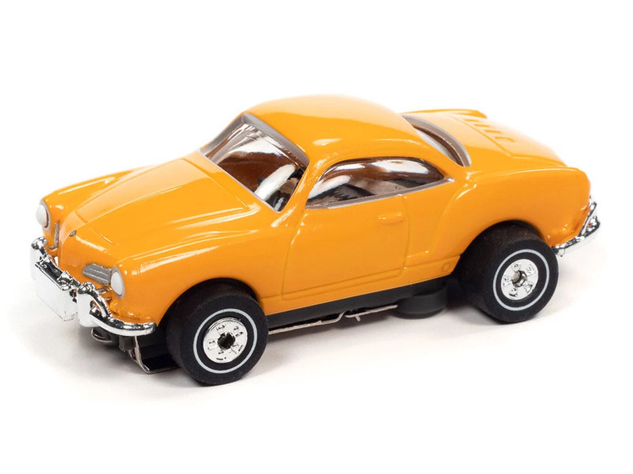 Auto World 1963 Volkswagen Karmann Ghia (Orange) Thunderjet HO Slot Car
