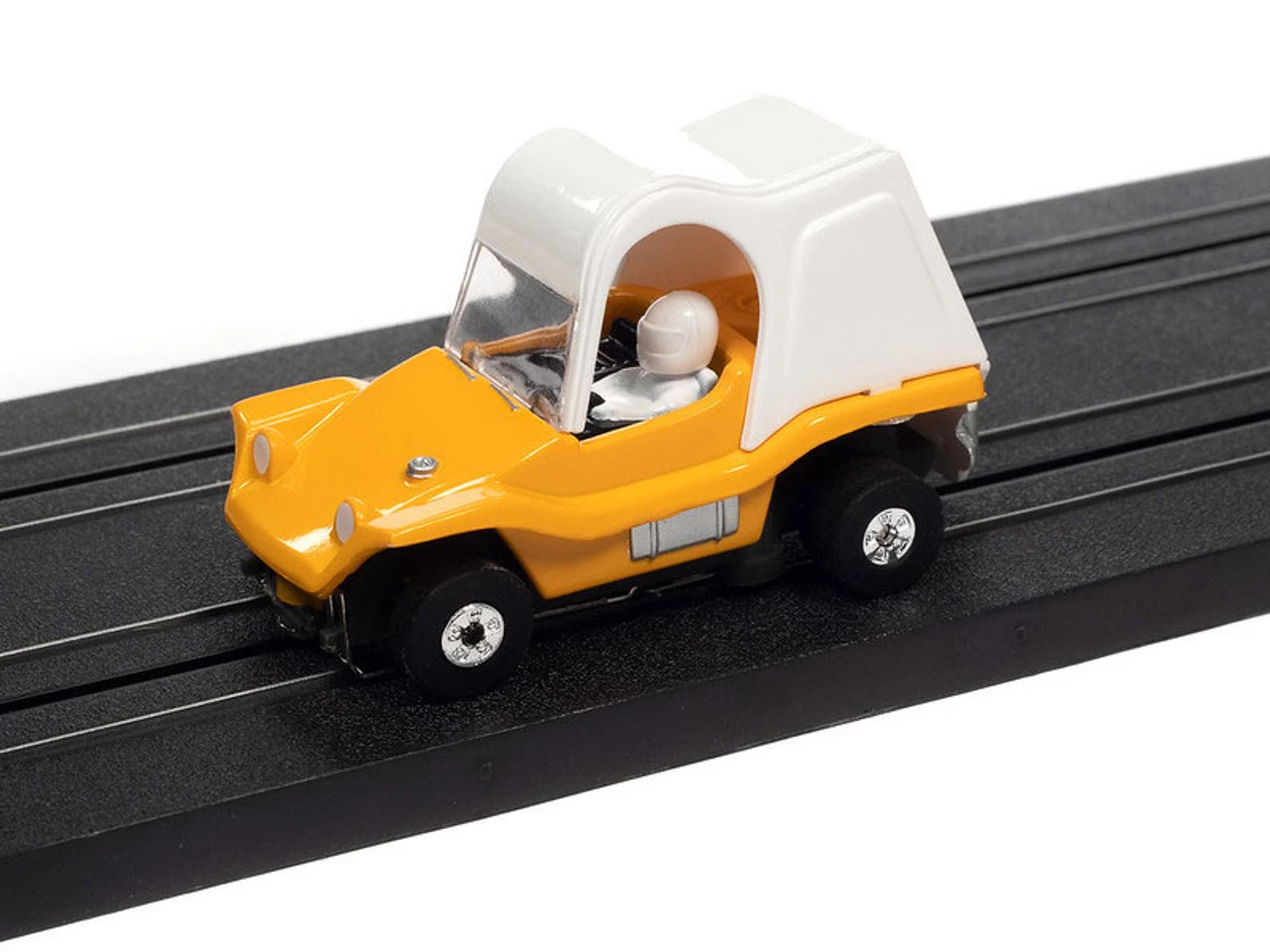 Auto World Sand Van (Yellow) Thunderjet HO Slot Car - Image 2
