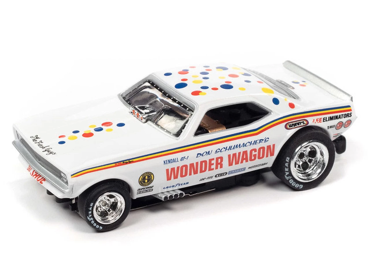 Auto World Don Schumacher 1970s Plymouth Barracuda Wonder Wagon 4Gear R26 HO Slot Car