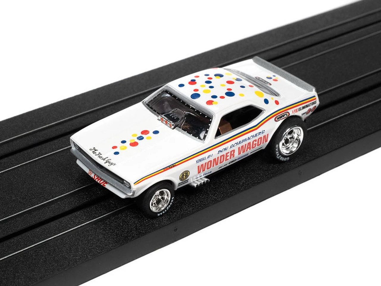 Auto World Don Schumacher 1970s Plymouth Barracuda Wonder Wagon 4Gear R26 HO Slot Car - Image 2