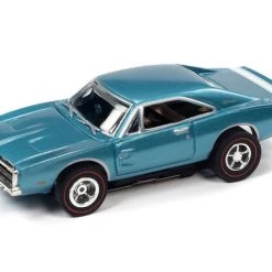 Auto World 1969 Dodge Charger (Blue) X-Traction R35 HO Slot Car