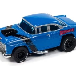 Auto World 1955 Chevy Bel Air (Blue) X-Traction R35 HO Slot Car