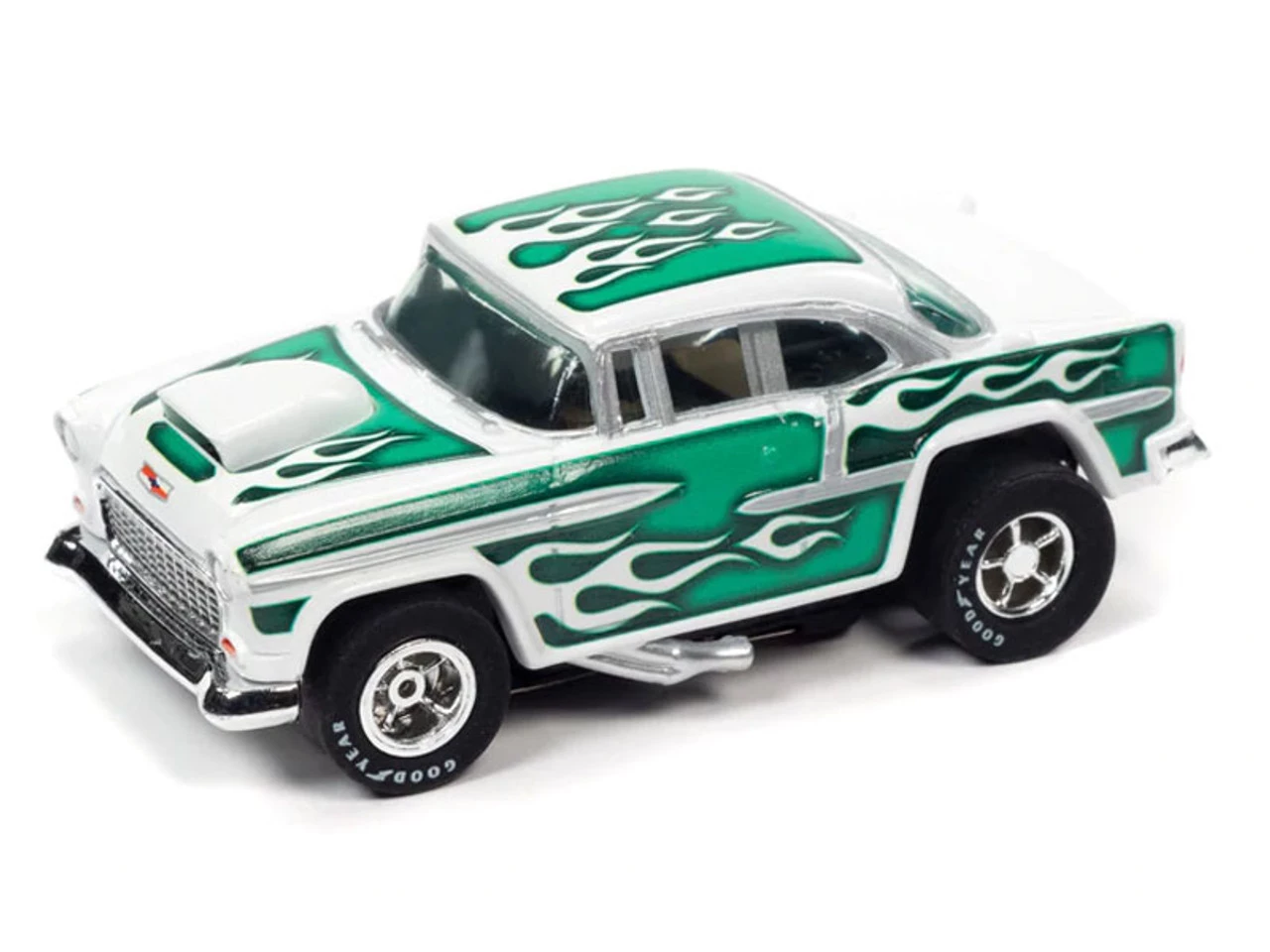 Auto World 1955 Chevy Bel Air (Green) X-Traction R35 HO Slot Car
