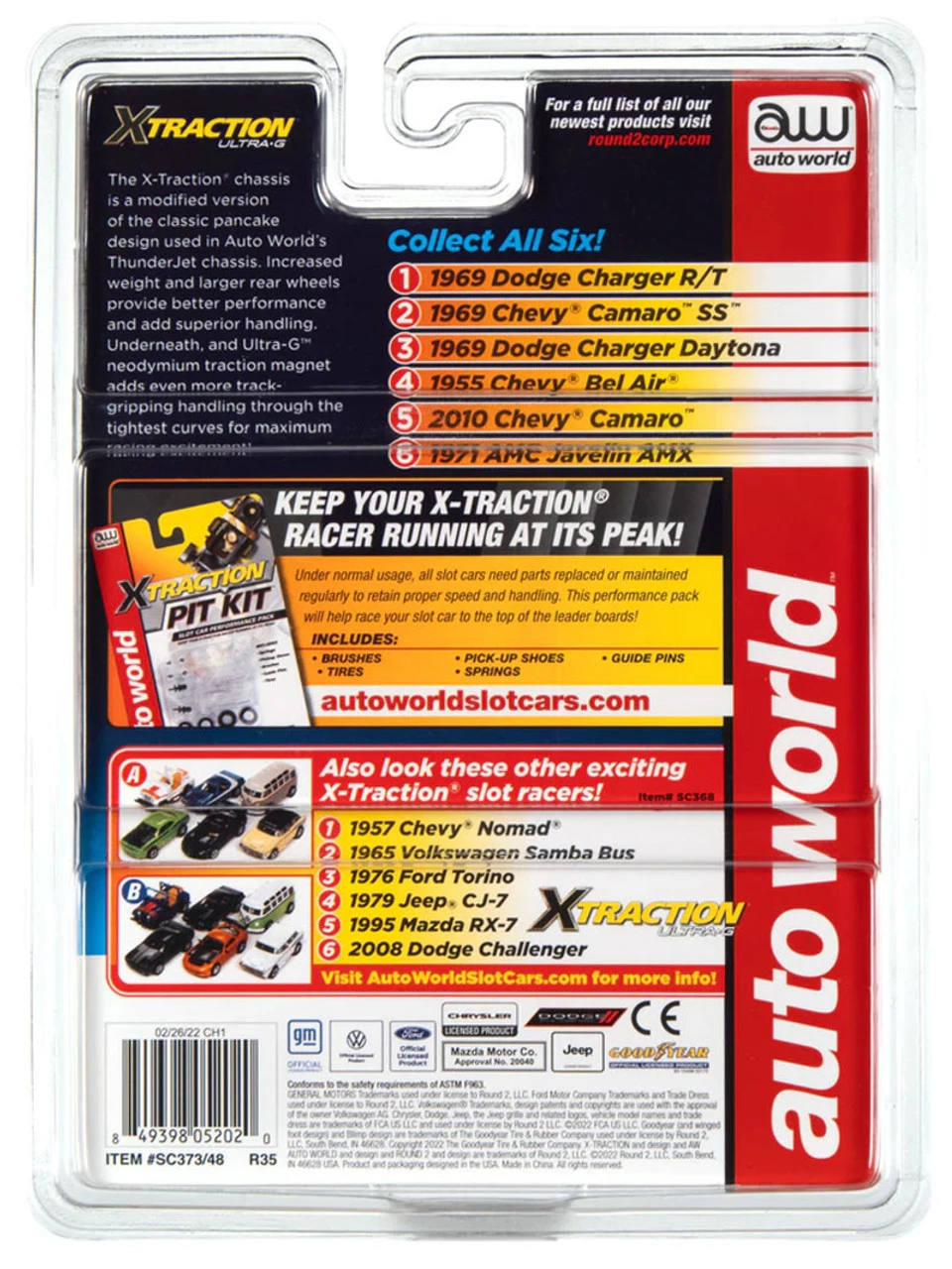 Auto World 1955 Chevy Bel Air (Green) X-Traction R35 HO Slot Car - Image 5