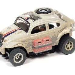 Auto World 1965 Volkswagen Baja Bug (White) X-Traction R1 HO Slot Car