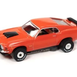 Auto World 1970 Ford Mustang Boss 429 (Orange) Thunderjet HO Slot Car