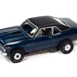 Auto World 1969 Chevrolet Nova S (Blue) Thunderjet HO Slot Car