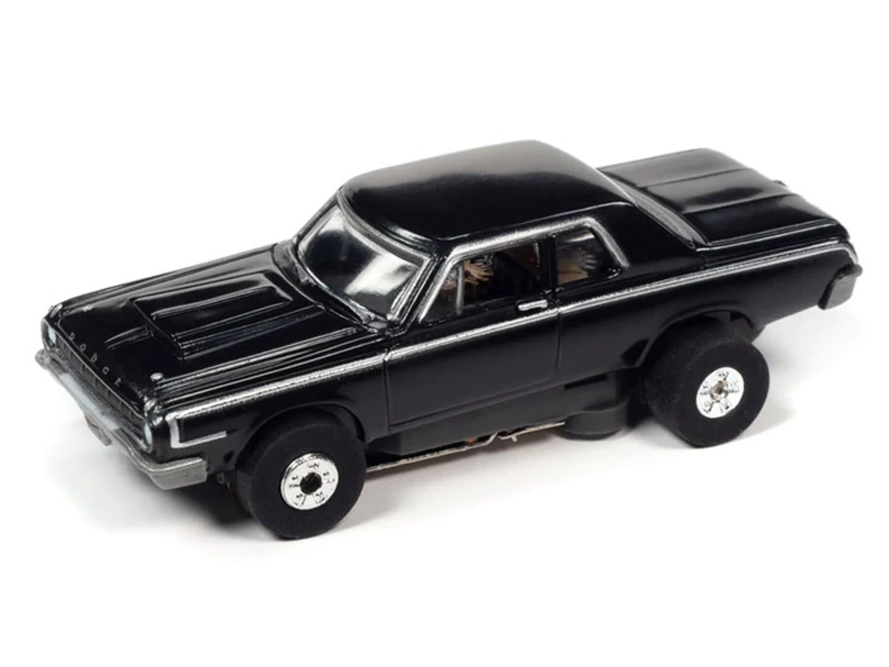 Auto World 1964 Dodge 330 "Mr. Norm's" (Black) Cars N Coffee Thunderjet HO Slot Car