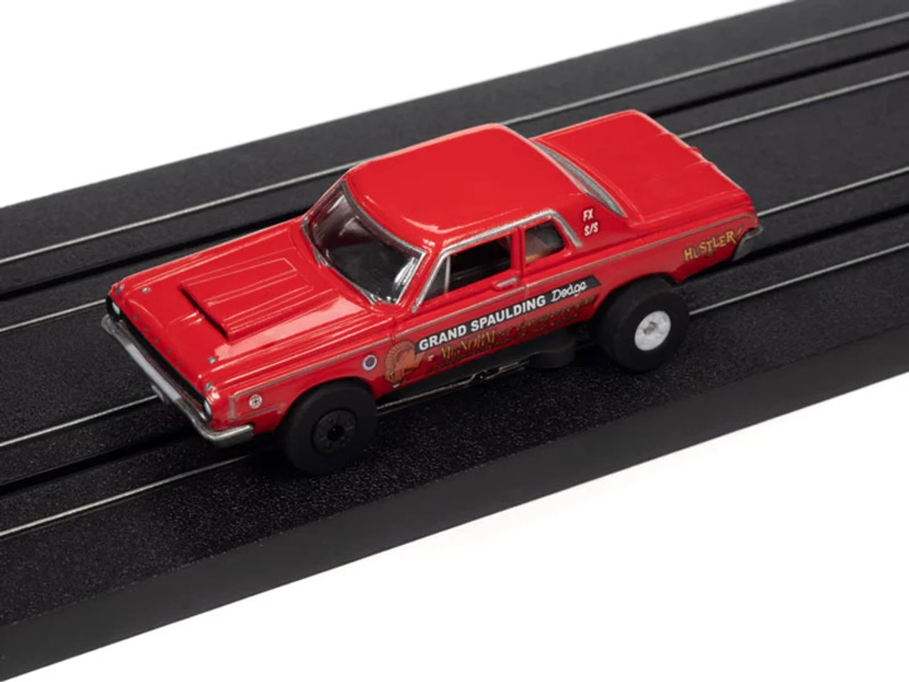 Auto World 1964 Dodge 330 "Mr. Norm's" (Red) Cars N Coffee Thunderjet HO Slot Car - Image 2
