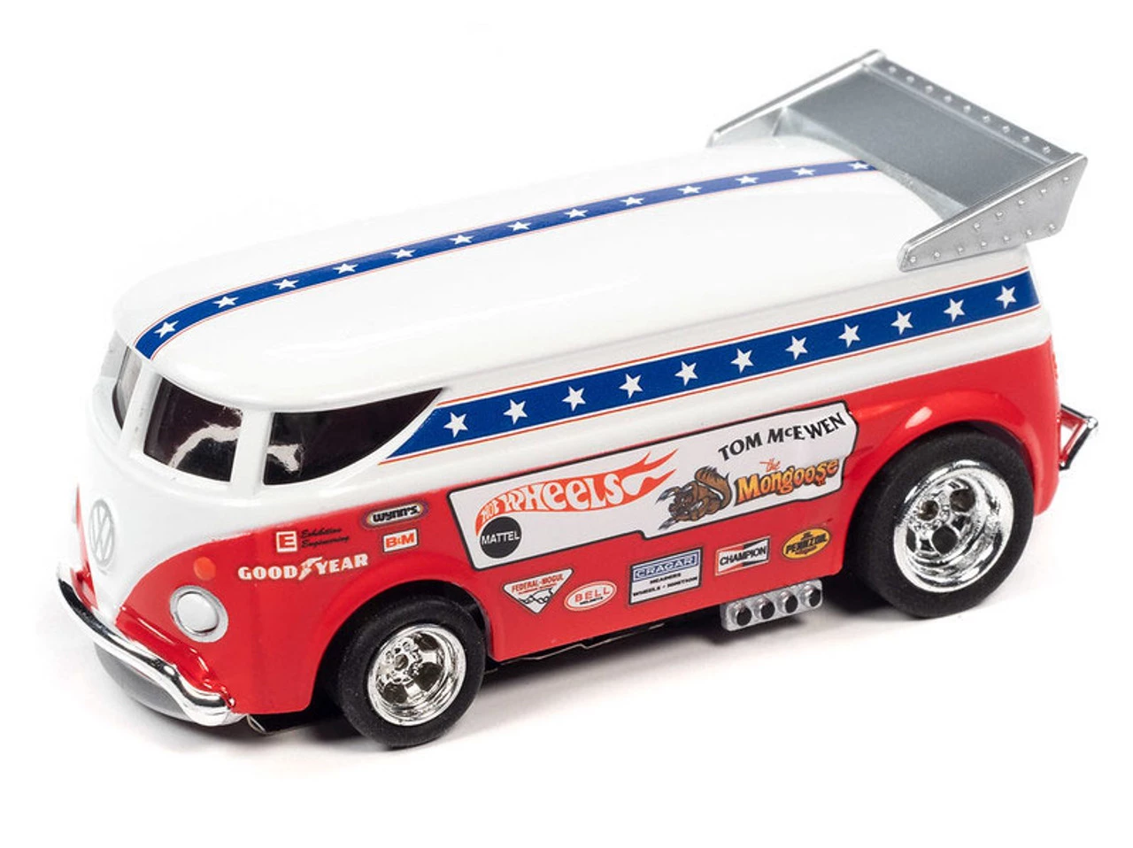 Auto World Hot Wheels Snake Vs Mongoose 13' Drag Race Manual HO Slot Car Set - Image 3