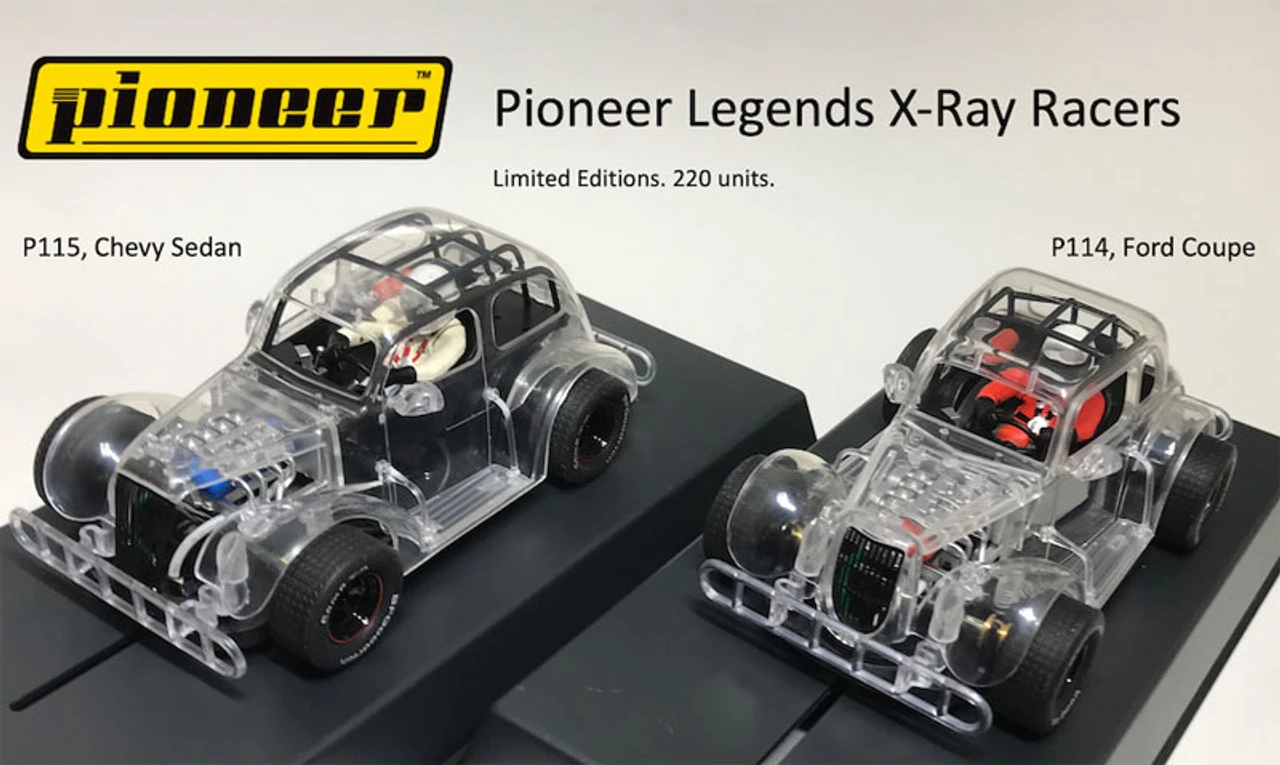 Pioneer ‘37 Chevy Sedan Legends Racer X-Ray 1/32 Slot Car - Limited Edition - Image 4