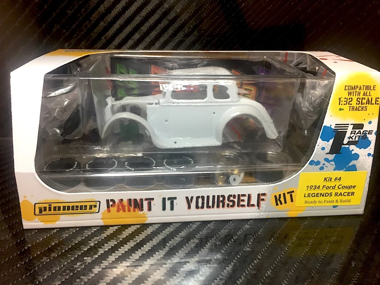 Pioneer 1934 Ford Coupe Legends Racer Paint It Yourself PIY Kit 1/32 Slot Car