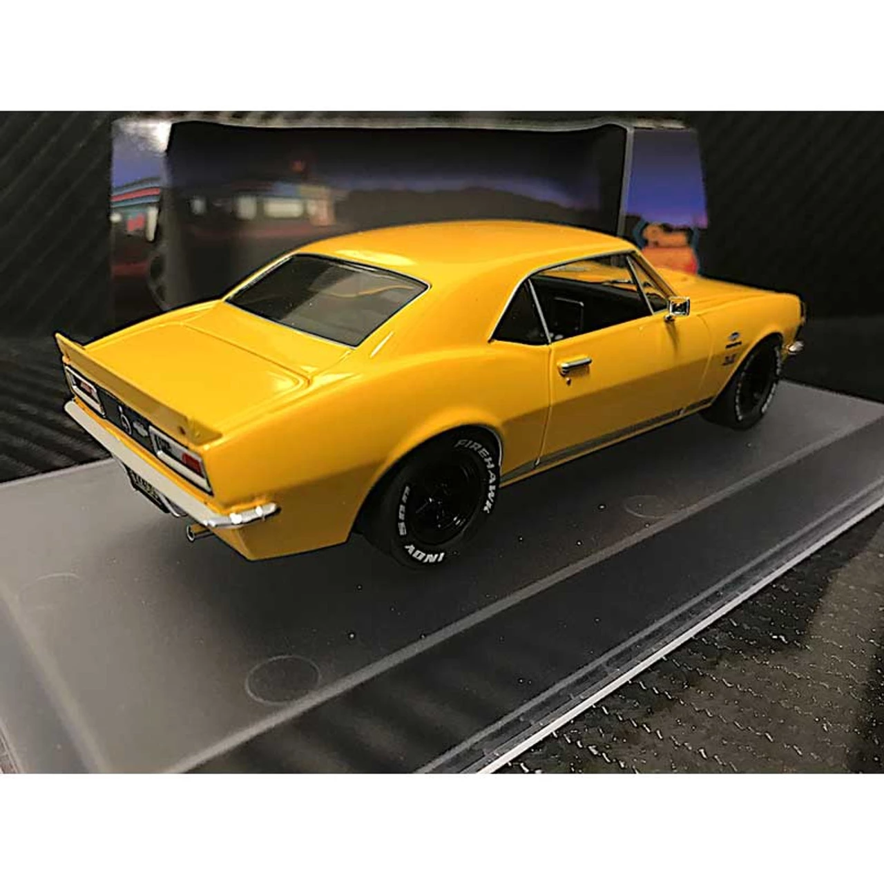Pioneer Chevy Camaro Yenko SS427 Yellow Route 66 Ltd Edition 1/32 Slot Car - Image 2