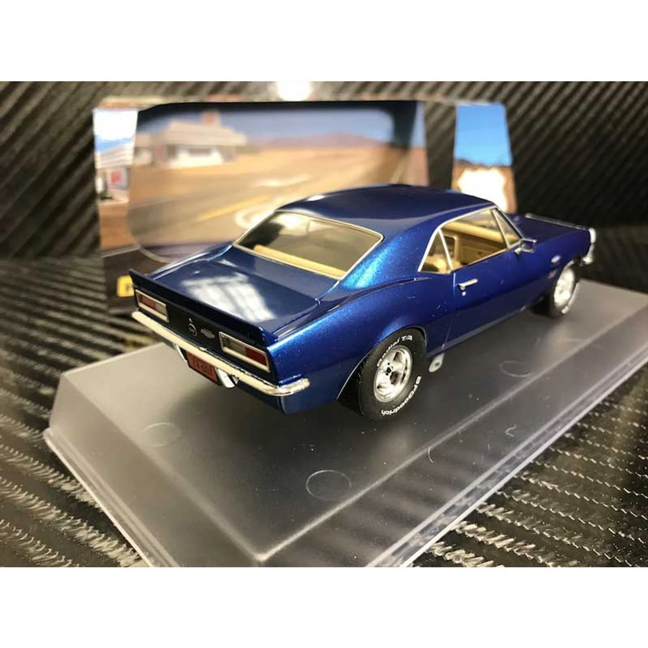 Pioneer Chevy Camaro Yenko SS427 Blue Route 66 Ltd Edition 1/32 Slot Car - Image 3