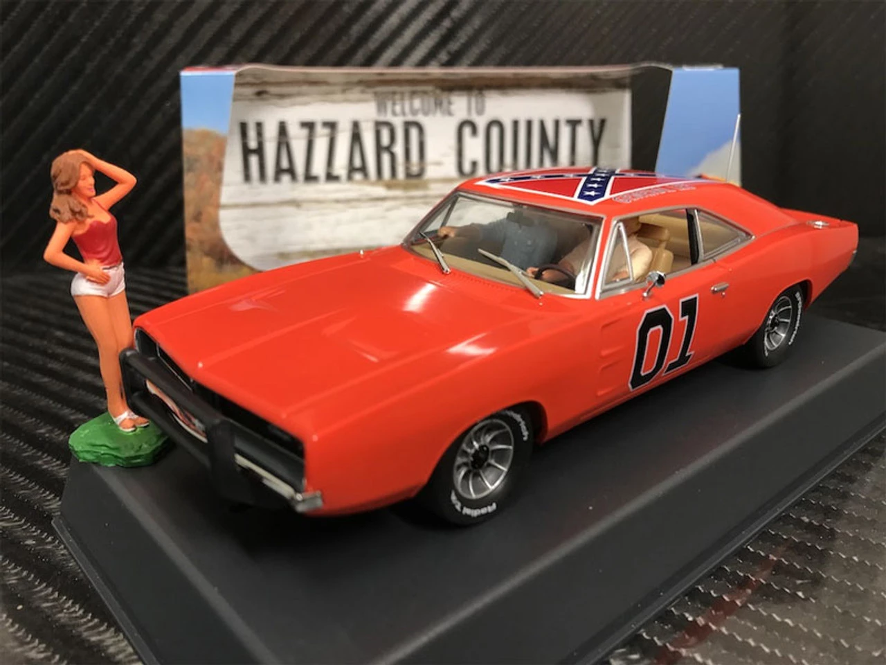Pioneer 1969 Dodge Charger 'General Lee' 1/32 Slot Car - Image 2