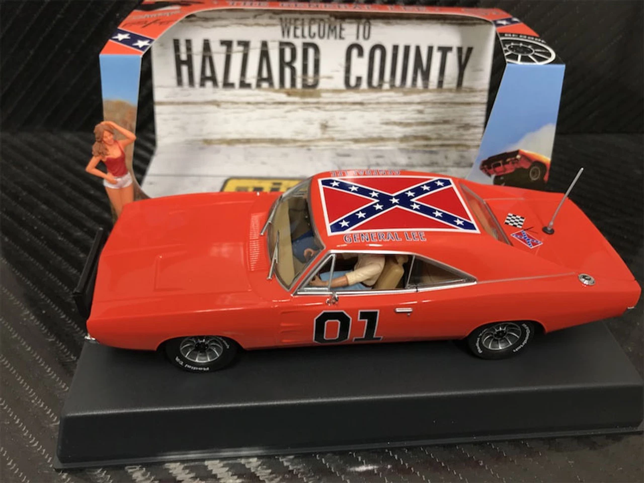 Pioneer 1969 Dodge Charger 'General Lee' 1/32 Slot Car - Image 4