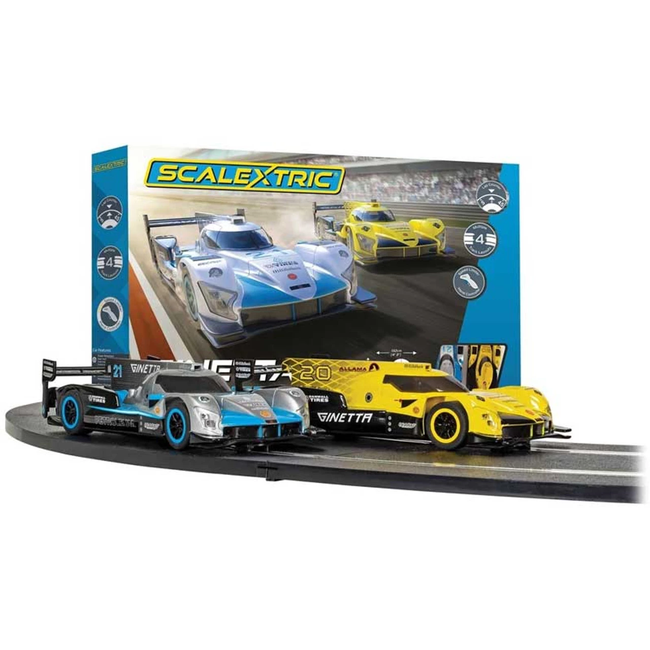 Scalextric Ginetta Racers 1/32 Slot Car Track Set