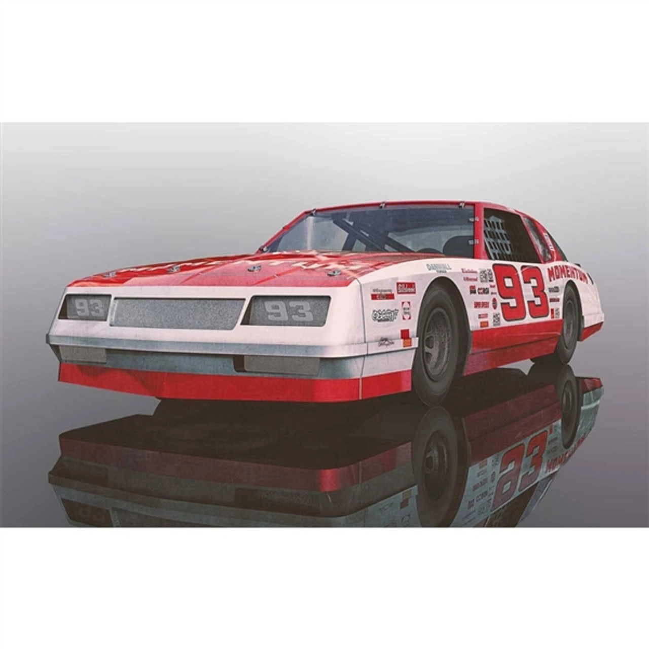 Scalextric Chevrolet Monte Carlo 'MOMENTUM' Red & White 1/32 Slot Car - Image 4