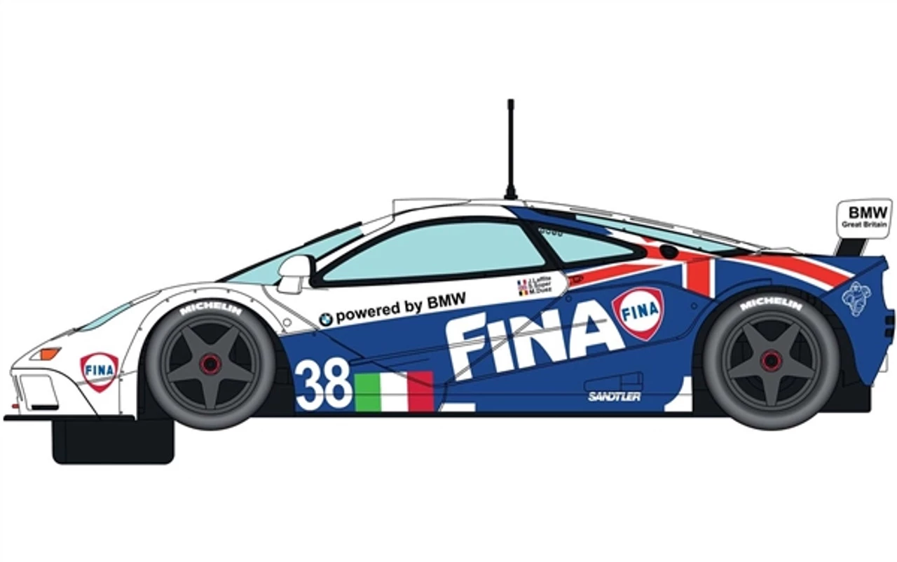 Scalextric McLaren F1 GTR 'FINA' Twin Pack 1/32 Slot Car - Image 4
