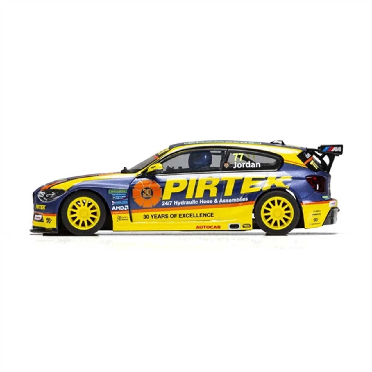 Scalextric BMW 125i Pirtek BTCC 2018 1/32 Slot Car - Image 3