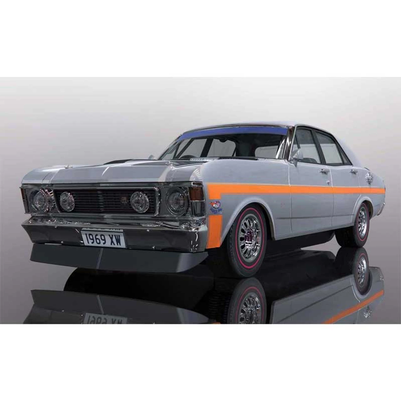 Scalextric Ford XW Falcon Silver Fox 1/32 Slot Car - Image 3