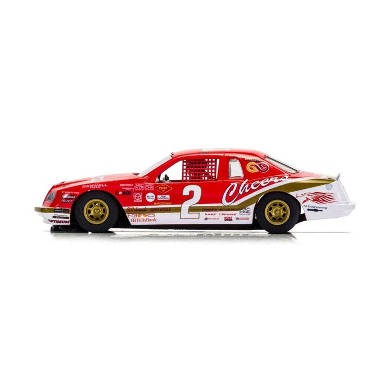 Scalextric Ford Thunderbird Red/White 1/32 Slot Car - Image 2