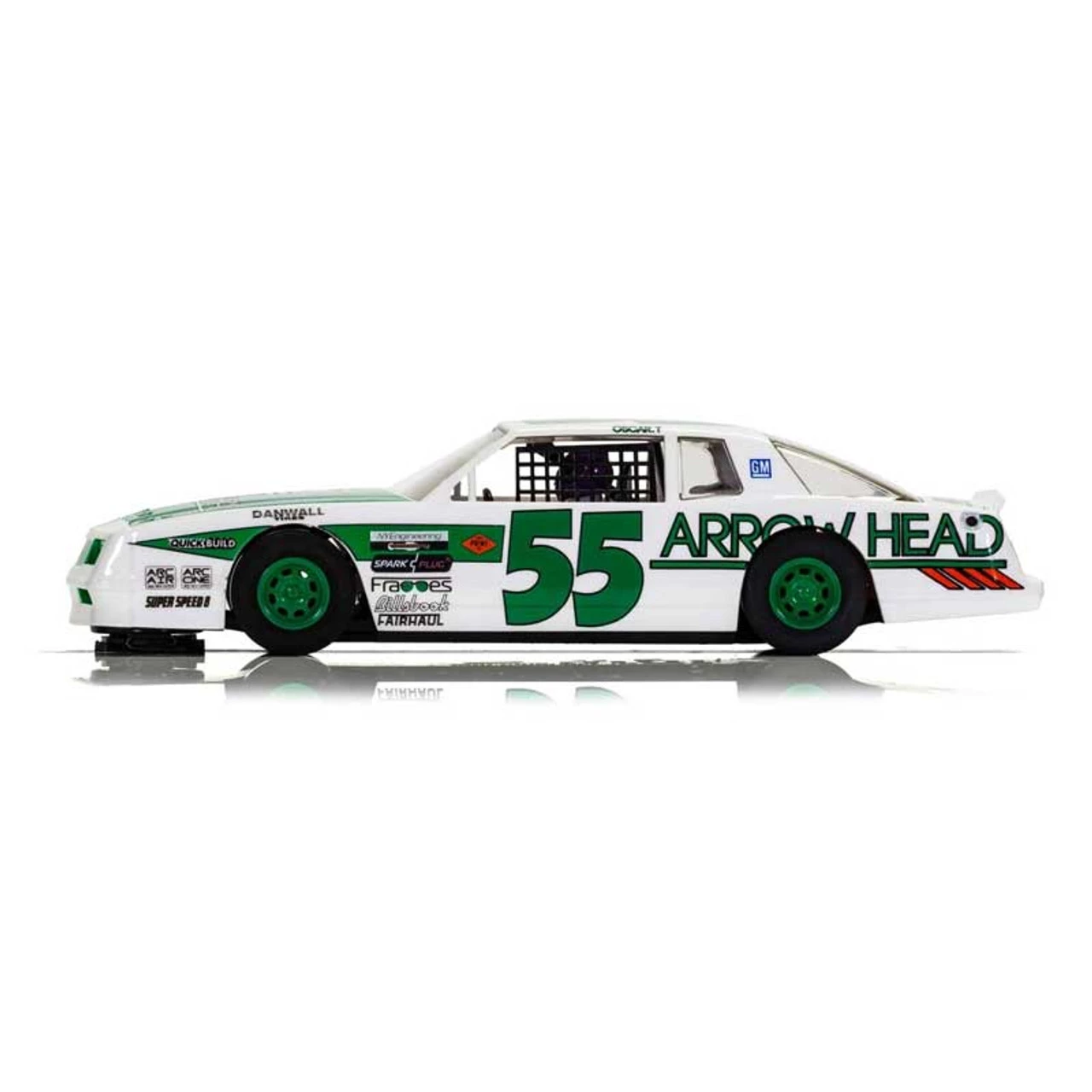 Scalextric Chevrolet Monte Carlo Green & White No. 55 1/32 Slot Car - Image 3