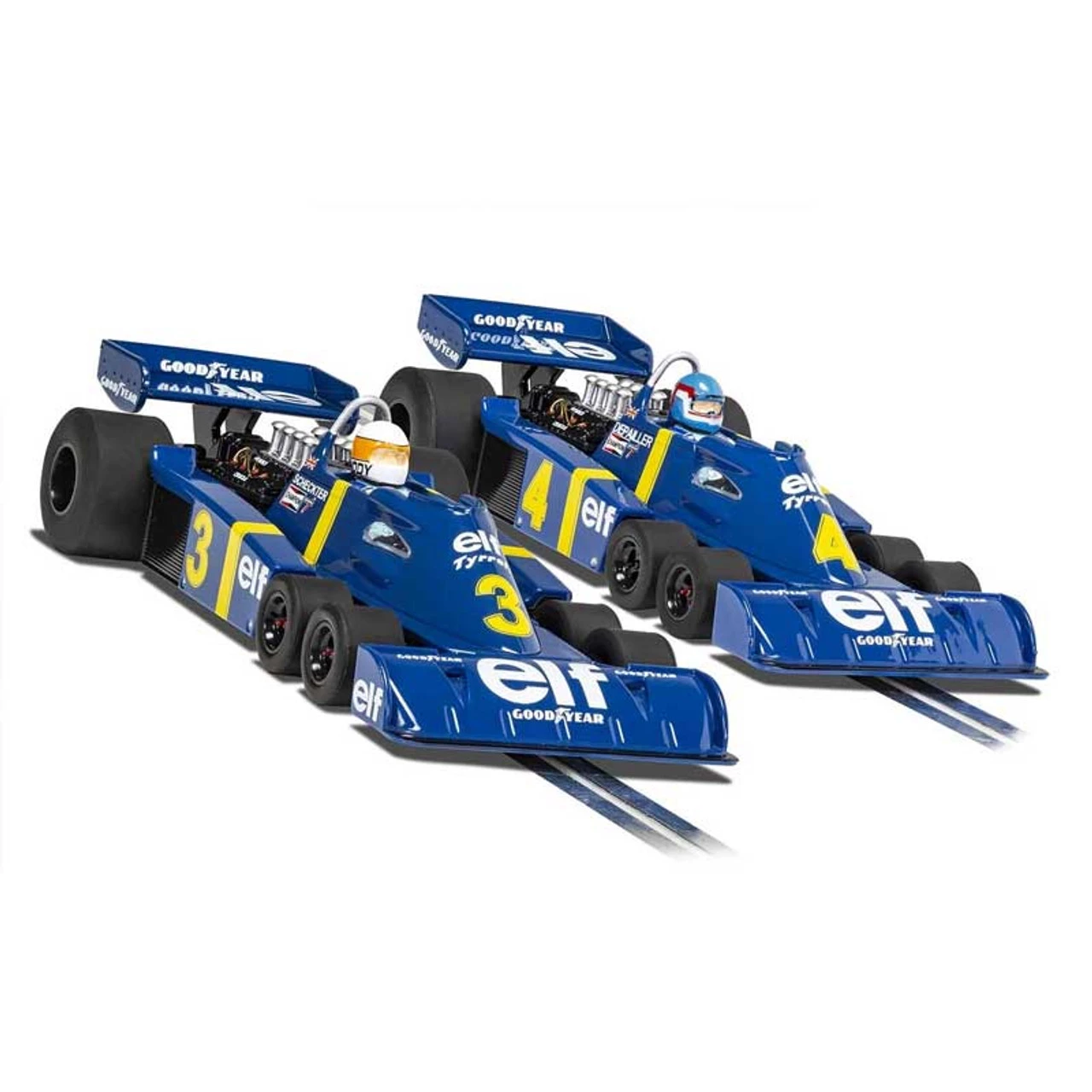 Scalextric Tyrrell P34 Swedish GP 1976 Twin Pack 1/32 Slot Cars - Image 2