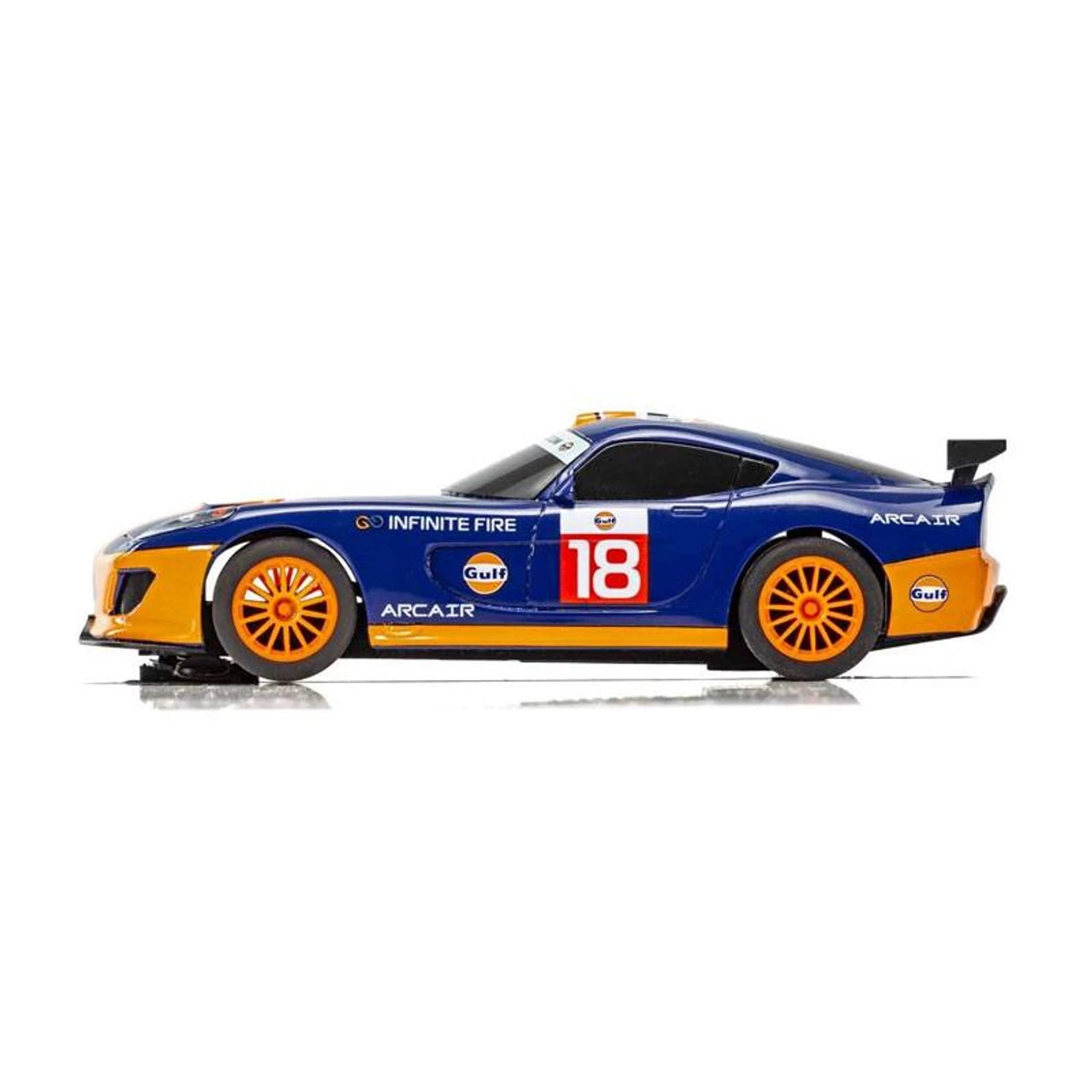 Scalextric Team Gulf GT Dark Blue/Orange 1/32 Slot Car - Image 2