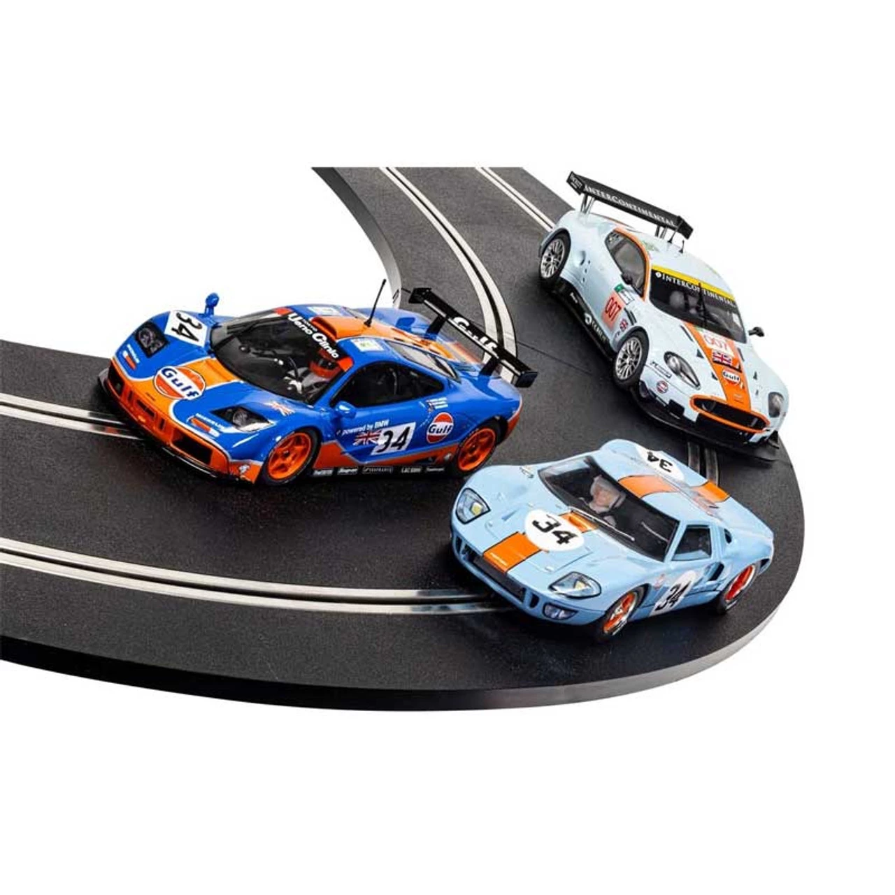 Scalextric ROFGO Collection Gulf Triple Pack 1/32 Slot Cars
