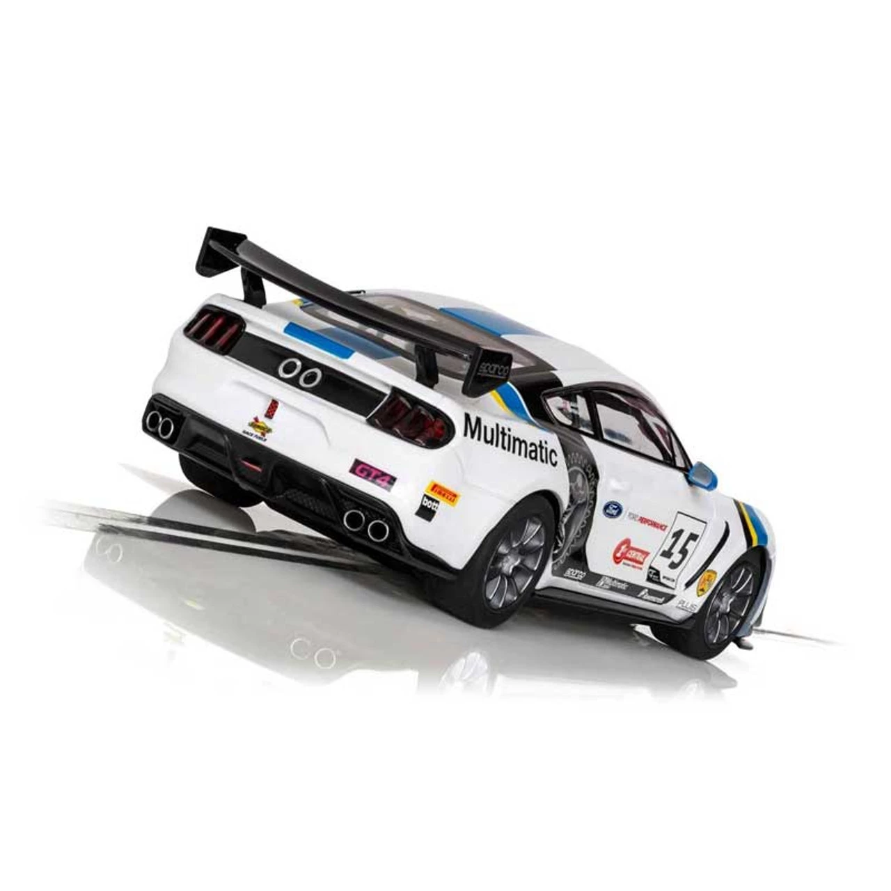 Scalextric Ford Mustang GT4 British GT 2019 Multimatic Motorsports 1/32 Slot Car - Image 3