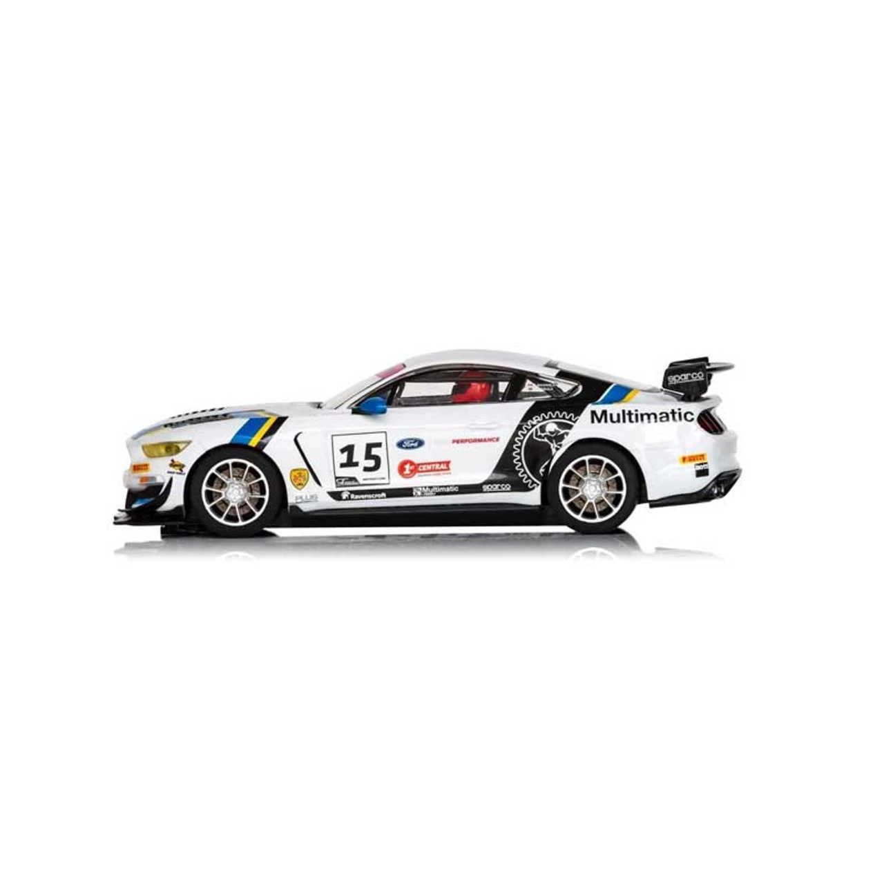 Scalextric Ford Mustang GT4 British GT 2019 Multimatic Motorsports 1/32 Slot Car - Image 4