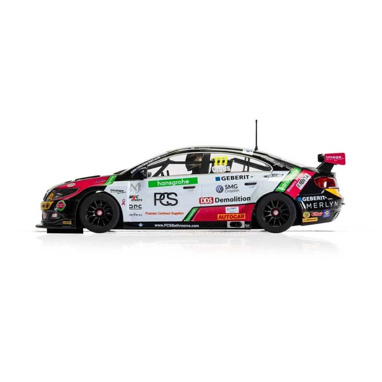 Scalextric VW CC Team HARD BTCC 2019 Michael Crees 1/32 Slot Car - Image 2