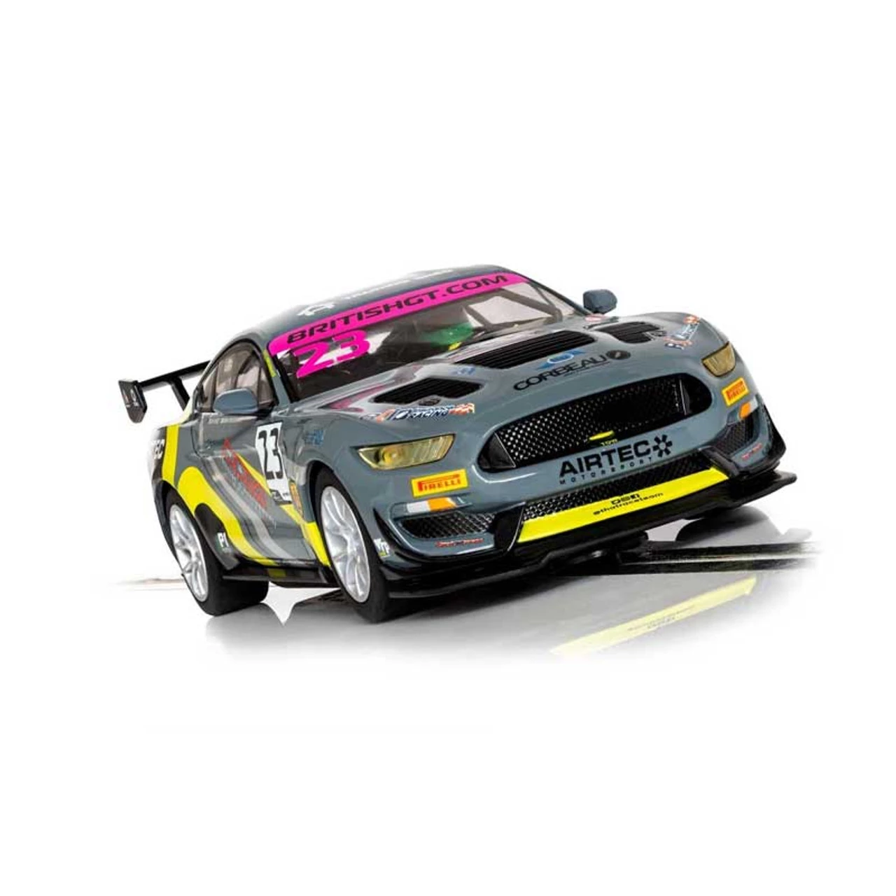 Scalextric Ford Mustang GT4 British GT 2019 RACE Performance 1/32 Slot Car - Image 4